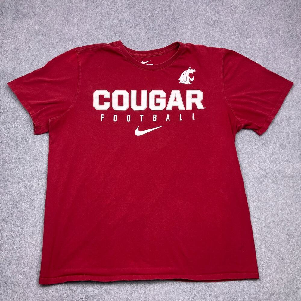 nike washington state cougars t-shirt mens xl red football